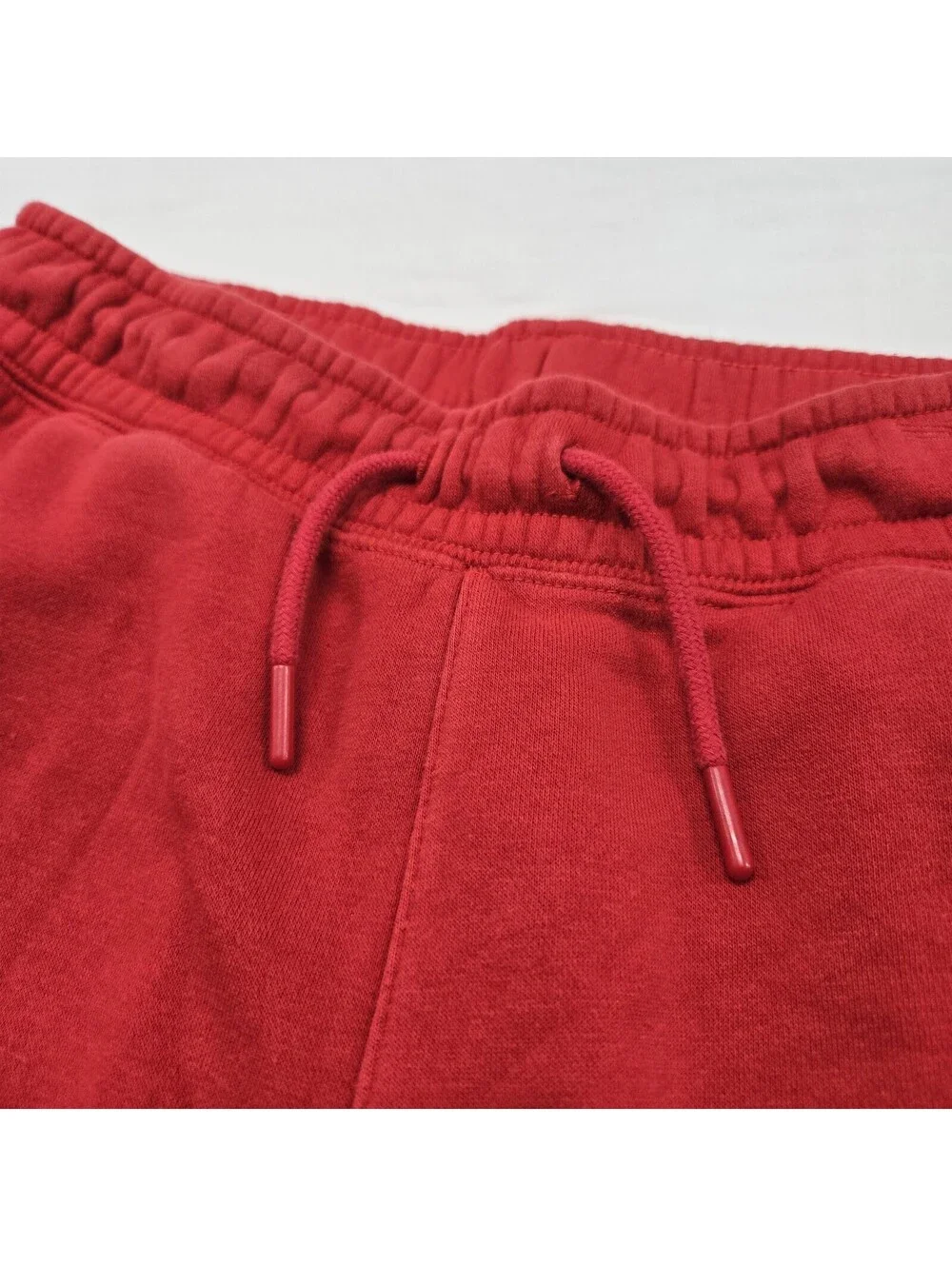 EUC Sz SMALL Nike NSW AllOver Swoosh Fleece Sweatpants University Red CJ4869-657